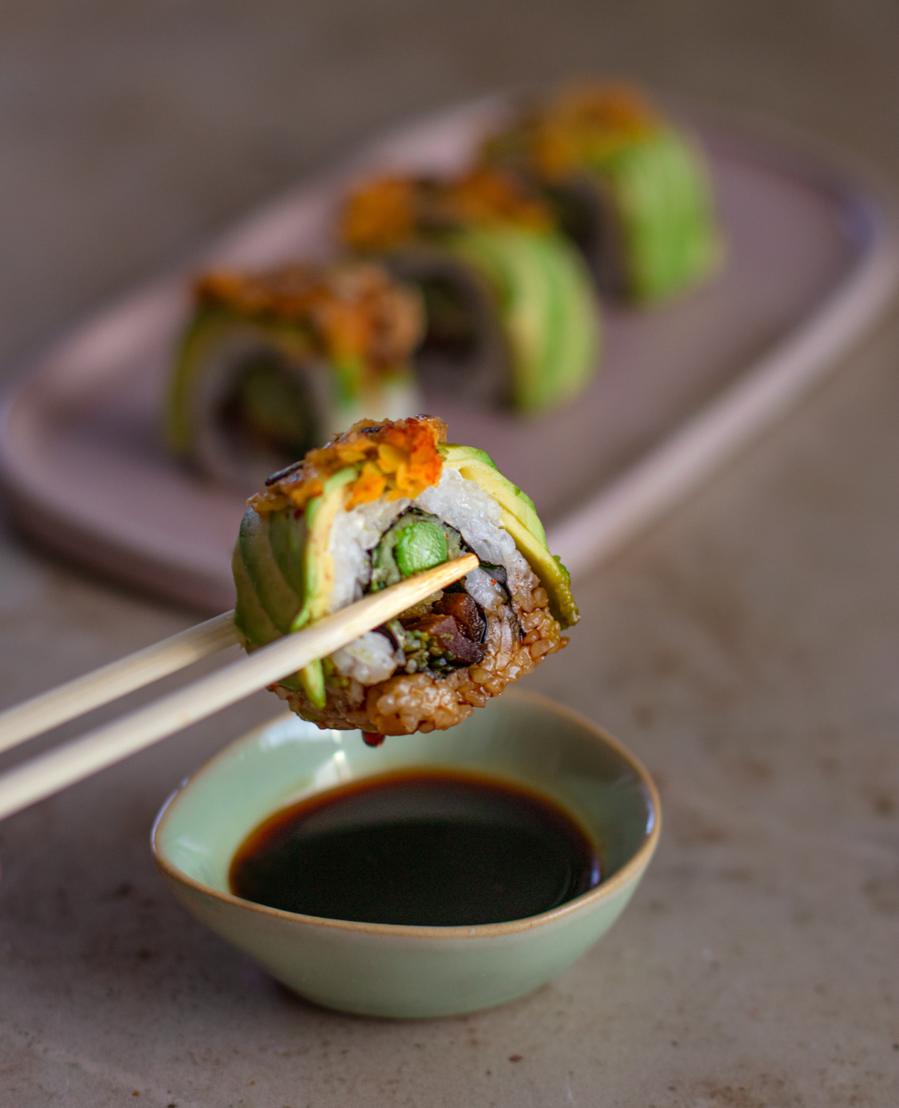 wege sushi wegańskie przepisy roślinne fotografia kulinarna foodphotography